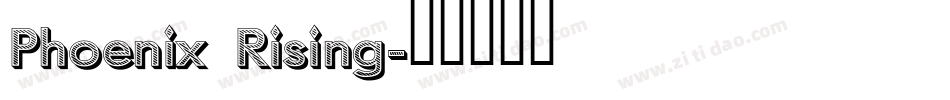 Phoenix Rising字体转换